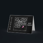 SISTER/BEST FRIEND-BEST BIRTHDAY JE KARTE<br><div class="desc">WÜNSCHEN SIE IHREN SCHWESTER,  DER AUCH IHR BESTER FREUND IST - DER "BESTE" GEBURTSTAG MIT DIESER SCHÖNEN UND SEHR LIEBENDEN KARTE HEUTE.</div>
