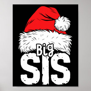 Sister Big Weihnachtsfamilie Matching Pajamas Poster