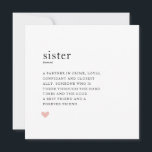 Sister Birthday Card Feiertagskarte<br><div class="desc">Entdecken Sie unsere Sisterly Zuneigung Collection mit Geburtstagskarten,  Definition und Best Friend Cards,  mit umsichtigen Geschenken und einer Dankeschön Card für sie. Liebe und Dankbarkeit ausdrücken und die einzigartige Bindung mit Ihrer Schwester in jeder herzlichen Geste feiern.</div>
