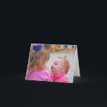 Sister Birthday Card Karte<br><div class="desc">Ein digitales Foto von 2 jungen Schwestern ist ein besonderer Augenblick. Der Text umfasst: "Schwestern". Der Insider-Text ist benutzerdefinierbar. "Eine Schwester ist eines der schönsten Dinge, die man haben kann, und eines der besten Dinge, die man sein kann. Alles Gute zum Geburtstag!" Ideal für Schwestern jeden Alters.</div>