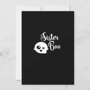 Sister Boo Halloween Feiertagskarte
