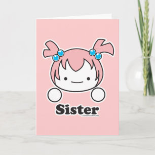 Sister Card Dankeskarte