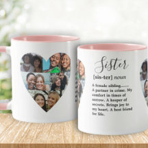 Sister Definition Foto Heart Collage