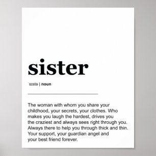 Sister-Definition Poster