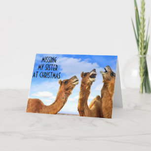 SISTER=DIE BLUES-MISS U ZUR CHRISTMAS-ZEIT singen! Feiertagskarte