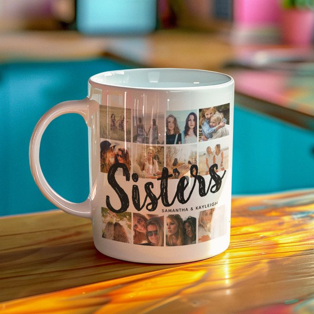 SISTER, Fotocollage und Namen Kaffeetasse (Von Creator hochgeladen)