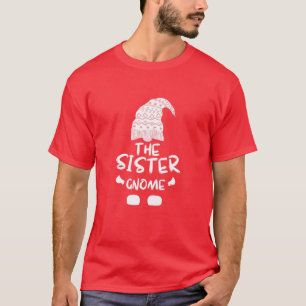 Sister Gnome Matching Christmas Pajamas Familie Gr T-Shirt