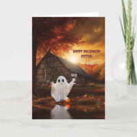 Sister Happy Halloween Niedlicher Geist und Wine F