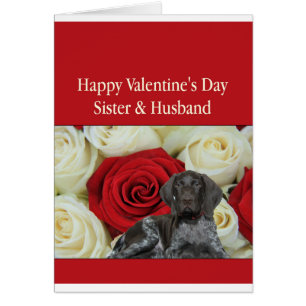 Sister & Husband Glossy Grizzine Valentine