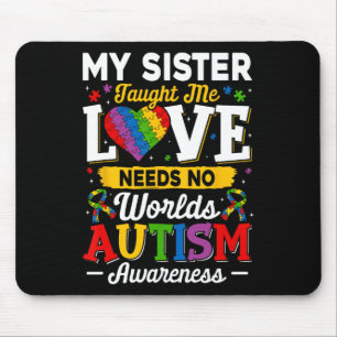 Sister lehrght me Liebe braucht keine Worte für lu Mousepad