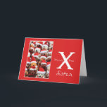 Sister Merry Christmas card Feiertagskarte<br><div class="desc">'Das ist die Jahreszeit zum Party und feiern: Frohe Weihnachten! Überraschen Sie Ihre nächste und liebste, Ihre Freunde, Kollegen, Nachbarn oder sogar Ihren Chef mit einer speziellen Karte. Viele verschiedene Designs stehen zur Verfügung: von einer modernen Collage-Fotokarte über die Mischung von Ornamenten und Winterlandschaften bis hin zu einem klassischen Weihnachtsthema...</div>