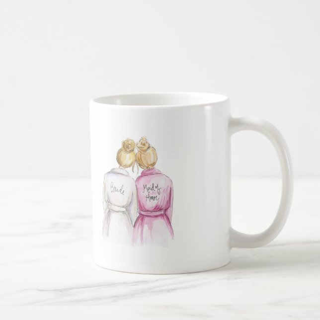 Sister Mug Bl Bun Bride Bl Bun MOH Kaffeetasse (Rechts)