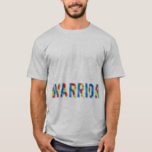 Sister Of A Warrior design. Put the puzzle piece o T-Shirt