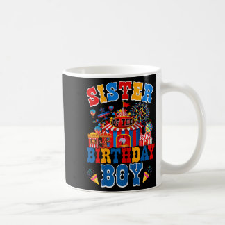 Sister of the birthday for boy circus carnival kaffeetasse