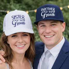 Sister of the Groom Wedding Party Truckerkappe