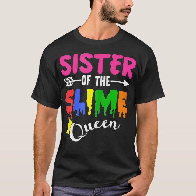Sister Of The Queen Birthday Trendy Family Matchin T-Shirt (Vorderseite)