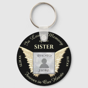 Sister Photo Memorial Keychain Schlüsselanhänger