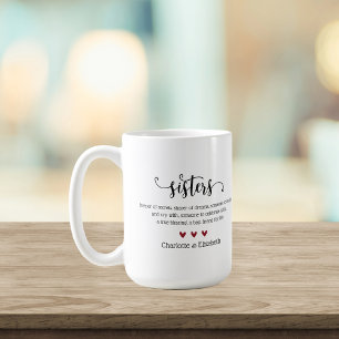 Sister Quote Individuelle Name Personalisiert Kaff Kaffeetasse