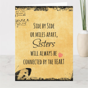 Sister Quote Karte