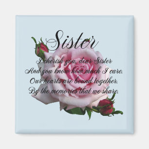 SISTER QUOTE MAGNET