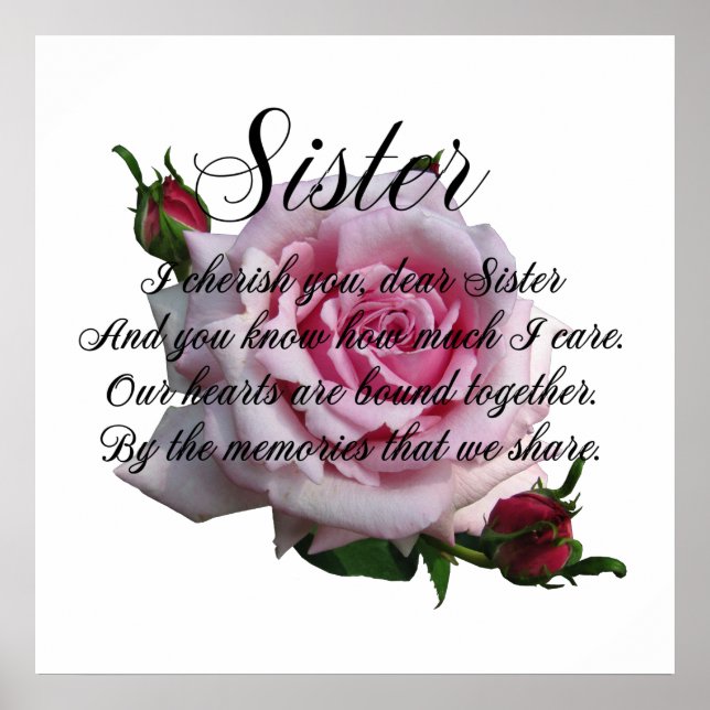 SISTER QUOTE POSTER (Vorne)