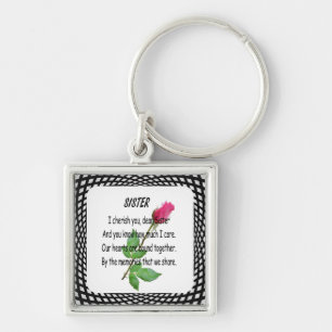 SISTER QUOTE SCHLÜSSELANHÄNGER