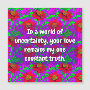 Sister Quotes (Sie lieben) Blume, Friend Card Magnetkarte