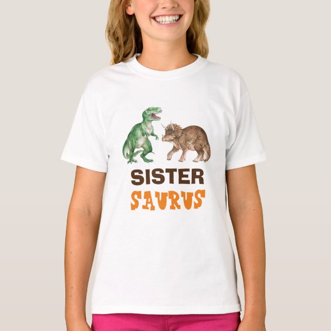 Sister Saurus T Shirt (Vorderseite)