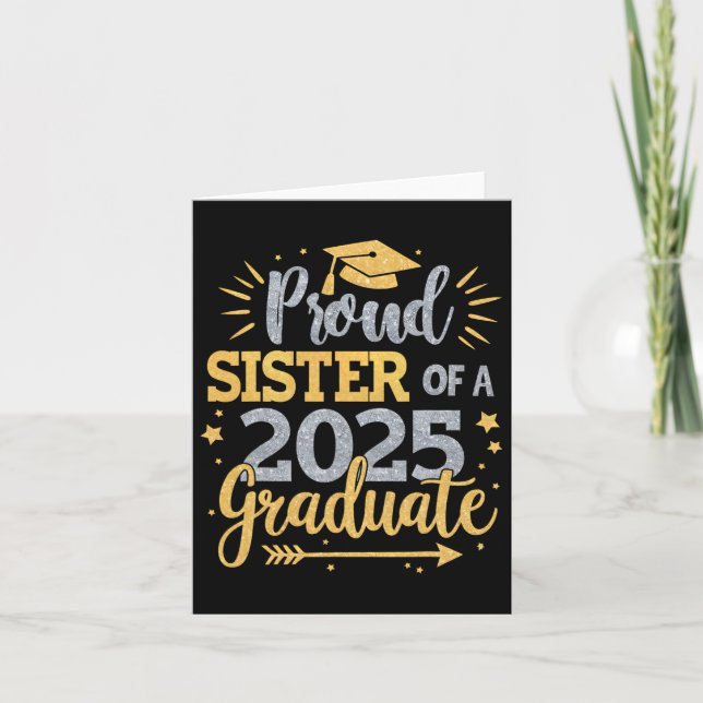 Sister Senior 2025 Starker eines Cl von 2025 g r Karte (Vorderseite)