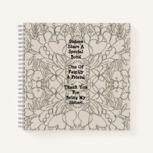 Sister Sentiment Abstrakt Notebook Notizbuch