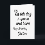 ** SISTER** SIE SIND EINE KLEINE "BIRTHTAGKARTE" KARTE<br><div class="desc">LASS "DEINE BESONDERE **GRANDAUGHTER**" WEISS,  WIE VIEL SIE BEDEUTET,  "DICH" AUF IHREN SEHR BESONDEREN TAG MIT DIESER LOVELY CARD UND DANK FÜR DAS STOPPEN VON 1 VON MEINEN 8 STORES!</div>