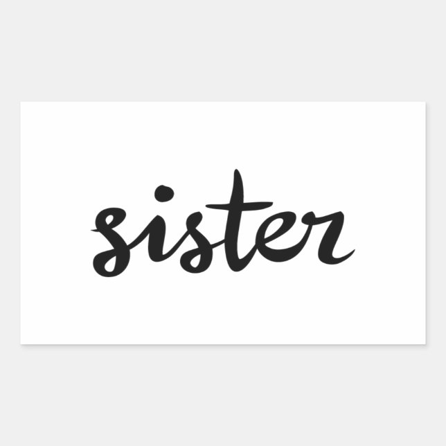 Sister Sticker (Vorderseite)