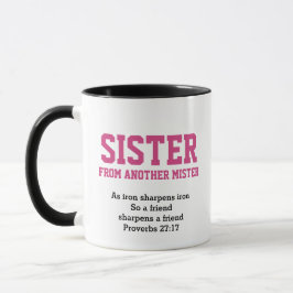 SISTER VON EINER ANDEREN MISTER Christliche BESTE  Tasse