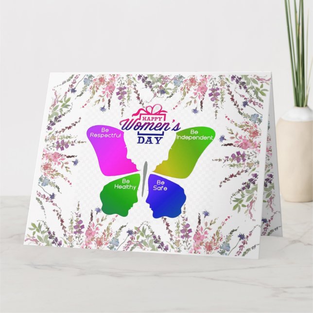 "Sisterhood Celebrated" Karte (Vorderseite)