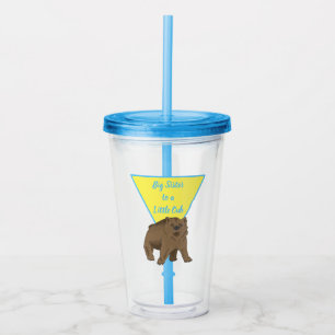 Sisters Big Sister Grizzly Baby Bear Acryltrinkbecher