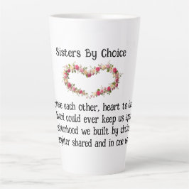 Sisters by Choice Beste Freunde Kaffee/Latte Tasse