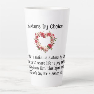 Sisters by Choice Beste Freunde Kaffee/Latte Tasse