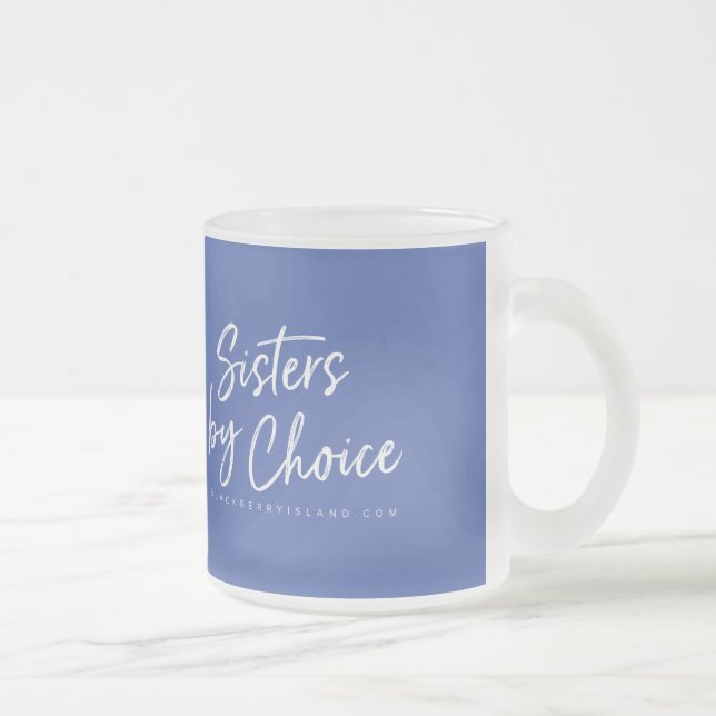 Sisters by Choice mattierte Tasse (Rechts)