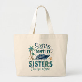 Sisters Cruise Tote Bag, Cruise Squad Gift Jumbo Stoffbeutel