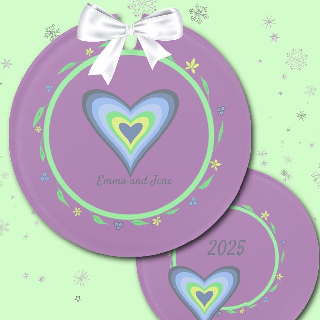 Sisters Heart Christmas Ornament (Von Creator hochgeladen)