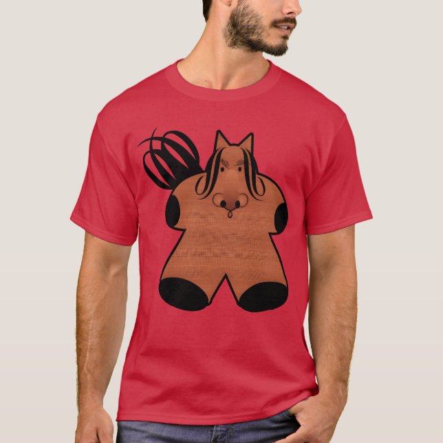 Sisters Horse Meeple T-Shirt (Vorderseite)