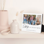 Sisters Make The Best Friends 3 Photo Keepsake Fotoplatte<br><div class="desc">A special, memorable multiple photo gift for sisters. The design features a three-photo grid collage layout to display your own special sister photos. "Sisters Make The Best Friends" is displayed in stylish typography. Send a memorable and special gift to yourself and your sister(s) that you both will cherish forever. Note:...</div>