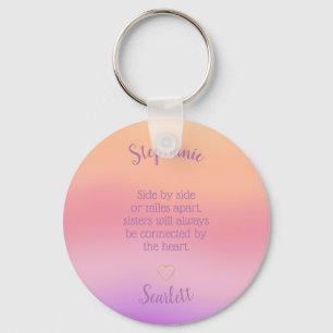 Sisters Miles Apart Schlüsselanhänger