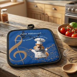 Sisters Music Lover Sängerin kocht Maus Topflappen