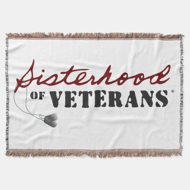 Sisters of Veterans Military Pride Design Decke (Vorderseite)