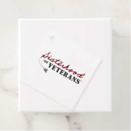 Sisters of Veterans Military Pride Design Geschenkanhänger