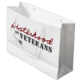 Sisters of Veterans Military Pride Design Große Geschenktüte