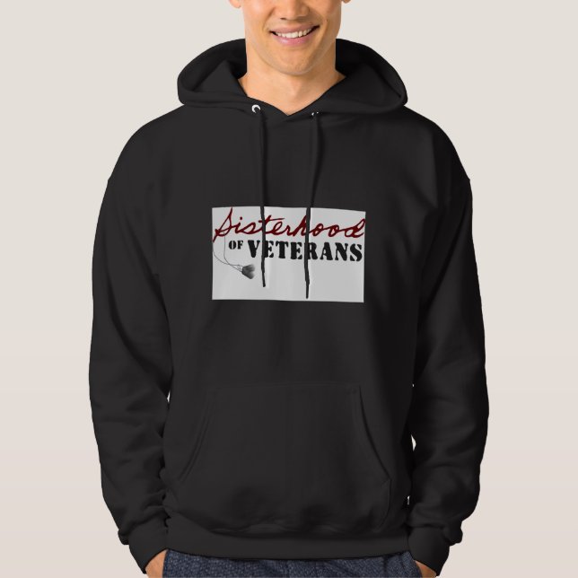 Sisters of Veterans Military Pride Design Hoodie (Vorderseite)