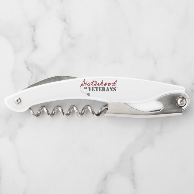 Sisters of Veterans Military Pride Design Kellnermesser (Rückseite)