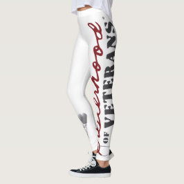Sisters of Veterans Military Pride Design Leggings